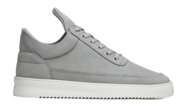 Filling Pieces Men Low Top Ripple Nubuck Cement Grey