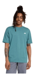 Sportshirt New Balance Homme Sport Essentials Cotton Light Blue