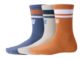 Socks New Balance Unisex Essentials Line Midcalf Assorted Colors 2 (3 Pack)