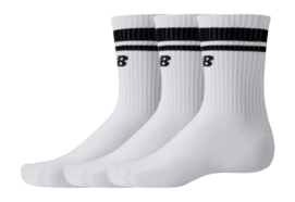 Socks New Balance Unisex Essentials Line Midcalf White Black (3 Pack)