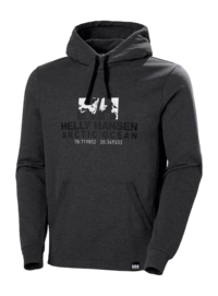 Hoodie Helly Hansen Men Arctic Ocean Ebony Melange
