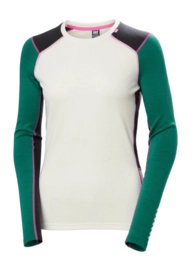 Undershirt Helly Hansen Women Lifa Merino Midweight Crew Emerald