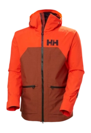 Ski Jacket Helly Hansen Men Straightline Lifaloft 2.0 Jacket Iron Oxide