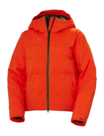 Ski Jacket Helly Hansen Women Nora Short Puffy Jacket Cherry Tomato