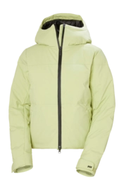 Ski Jacket Helly Hansen Women Nora Short Puffy Jacket Iced Matcha