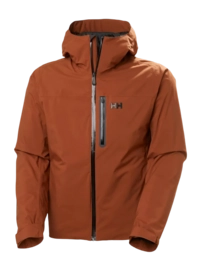 Ski Jacket Helly Hansen Men Swift 3 In 1 Jacket Iron Oxide