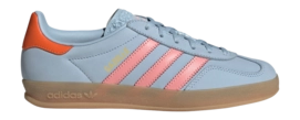 adidas Women Gazelle Indoor Wonder Blue / Solar Orange / Gum 3