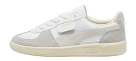 PUMA Youth Palermo Lth PUMA White Cool Light Gray Sugared Almond
