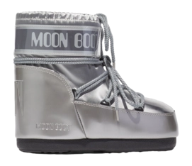 Bottes de Neige Moon Boot Femme Icon Low Glance Silver
