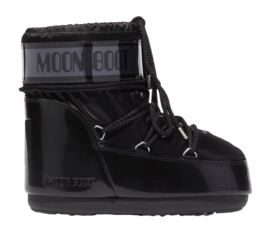 Bottes de Neige Moon Boot Femme Icon Low Glance Black