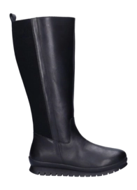 Dameslaars JJ Footwear Alfreton Zwart Kuitmaat XXXL