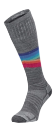 Ski Socks Sockwell Women Rainbow Racer UL Grey