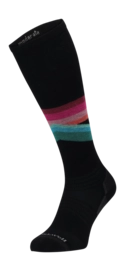 Skisok Sockwell Women Rainbow Racer UL Black