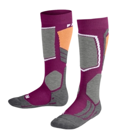 Ski Socks Falke Kids SK2 Intermediate Radiant Orchid