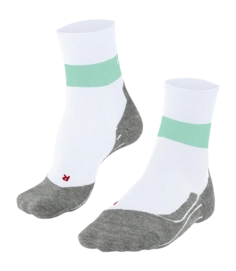 Hardloopsokken Falke Women RU Compression Stabilizing White