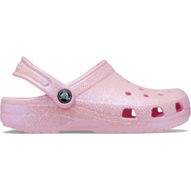 Sandale Crocs Classic Glitter Clog Kinder Flamingo-Schuhgröße 32 - 33
