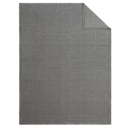 Plaid Jacquard Ibena Doubleface Wolllust Gris Foncé