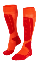 Skisocken Falke SK5 Expert Damen Flash Orange