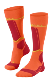 Ski Socks Falke Men SK Compression Wool Flash Orange