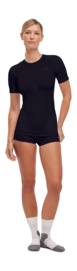 Unterhemd Falke W Shortsleeved Shirt Damen Black
