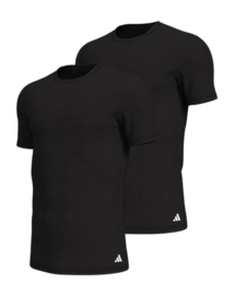 Maillot de Corps Adidas Men Active Flex Cotton Black (Lot de 2)