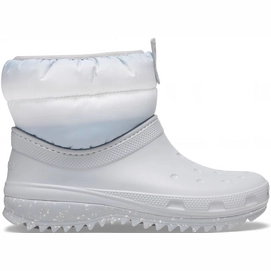 Snowboot Crocs Women Classic Neo Puff Shorty Boot Light Grey/White-Schoenmaat 42 - 43