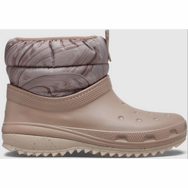 Snowboot Crocs Women Classic Neo Puff Shorty Boot Mushroom