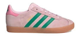 adidas Junior Gazelle J Clear Pink / Court Green / Bliss Pink