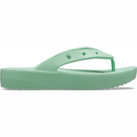 Flip Flop Crocs Classic Platform Flip Damen Jade Stone-Schuhgröße 36 - 37