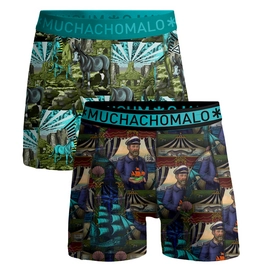 Boxershort Muchachomalo Men Captain Donkey Print Print ( 2-Pack )