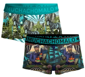 Boxershorts Muchachomalo Trunks Captain Donkey Herren Print Print ( 2-Pack )