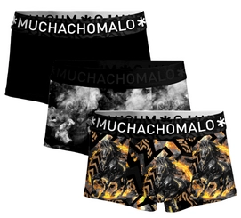 Boxershorts Muchachomalo Trunk Fire Elements Herren Print Print Black (3er-Pack)