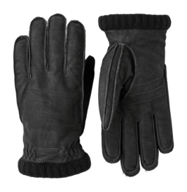 Handschoen Hestra Unisex Joar Nubuck Black
