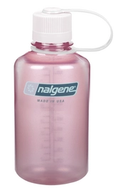 Trinkflasche Nalgene Narrow Mouth Loop Top Clear 0,5L Fire Pink