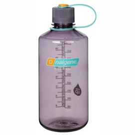 Waterfles Nalgene Narrow Mouth Loop Top Clear 1L Aubergine