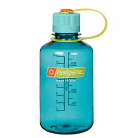 Trinkflasche Nalgene Narrow Mouth Loop Top Clear 0,5 L Cerulean