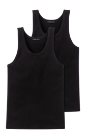 Maillot de Corps Schiesser Homme 103401 Authentic Black (Lot de 2)