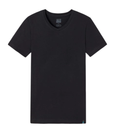 T-Shirt Schiesser Homme 172468 Long Life Cotton Black