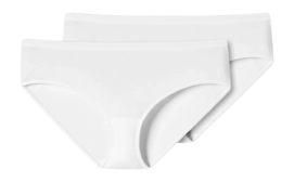 Shorty Schiesser Femme 174295 95/5 White (Lot de 2)