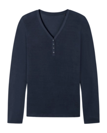 Longsleeve Schiesser Women 175478 Mix/Relax Blue