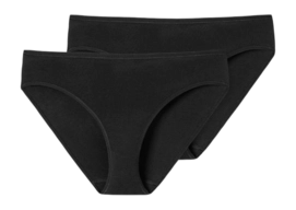 Sous-Vêtement Schiesser Femme 175995 95/5 Black (Lot de 2)