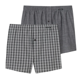 Boxer Schiesser Homme 180500 Multi Black (Lot de 2)