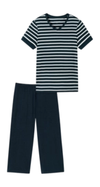 Pyjama Schiesser Women 181254 Casual Essentials Nightblue