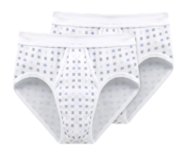 Ondergoed Schiesser Men 225167 Essentials White (2-Pack)