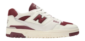 New Balance Men BB550LEZ Sea Salt/Classic Crimson