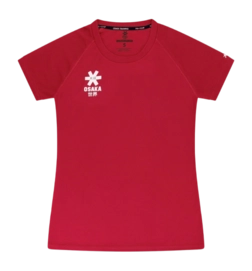 Maillot de Sport Osaka Women Training Short Sleeves Red