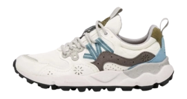 Flower Mountain Unisex Yamano 3 Uni Kaiso Eco Suede Eco Nylon White Grey