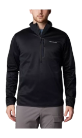 Zip Sweatshirt Columbia Men Tech Fleece Half Zip Black