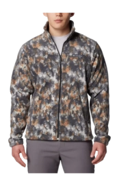Vest Columbia Men Steens Mountain Printed Jacket Dark Stone