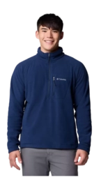 Gilet Columbia Men Fast Trek III Hlaf-Zip Fleece Collegiate Navy